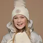 Le Chic Set muts Rosa & sjaal Reya (warm winter white)