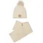 Le Chic Set muts Rosa & sjaal Reya (warm winter white)
