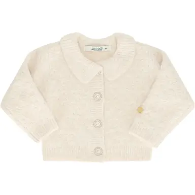 Gebreid vestje Ombely (warm winter white)