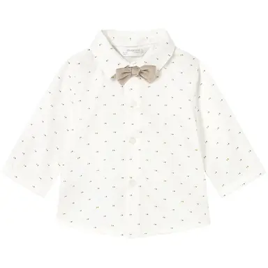 Overhemd met strikje (oil)