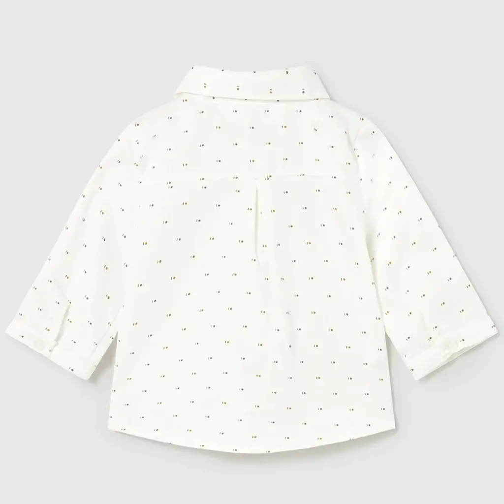 Overhemd met strikje (oil)