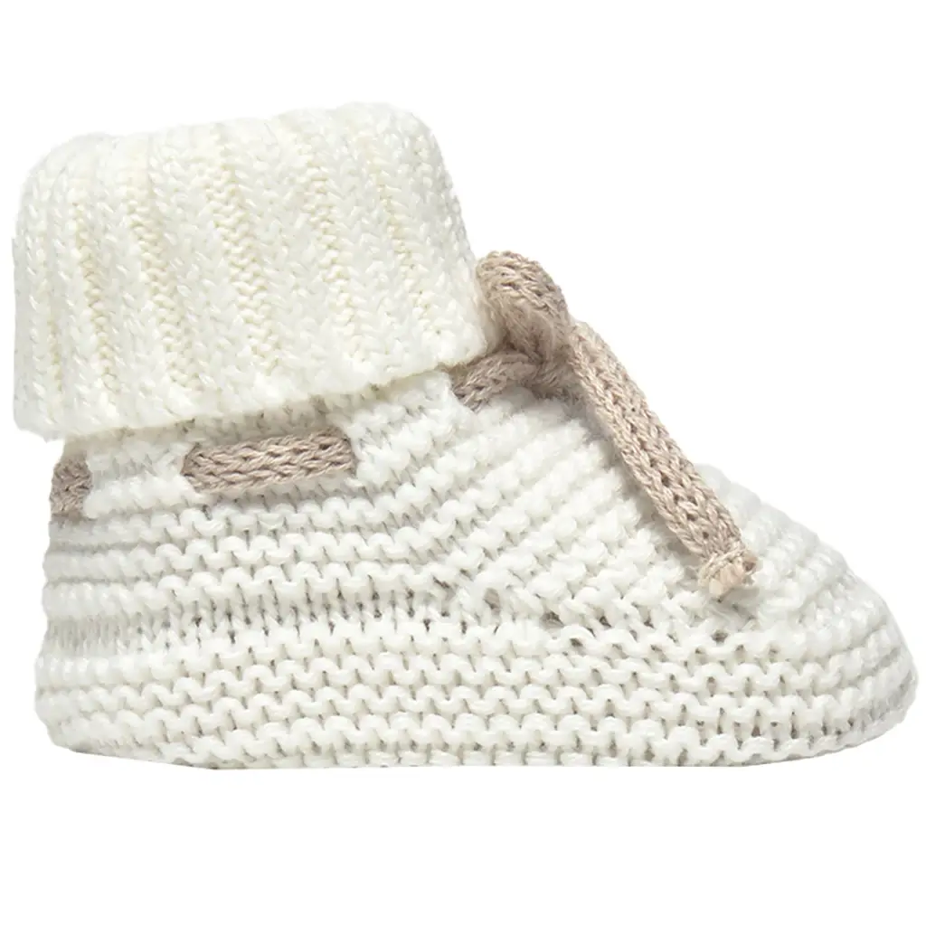 Gebreide slofjes (natural)