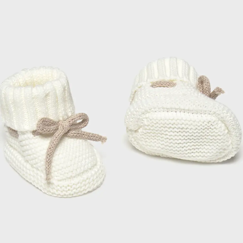 Gebreide slofjes (natural)