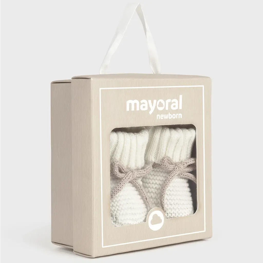 Gebreide slofjes (natural)