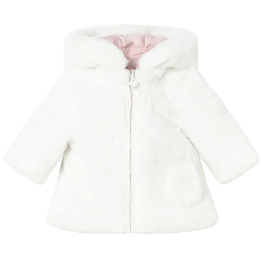 Winterjasje REVERSIBLE (baby rose)