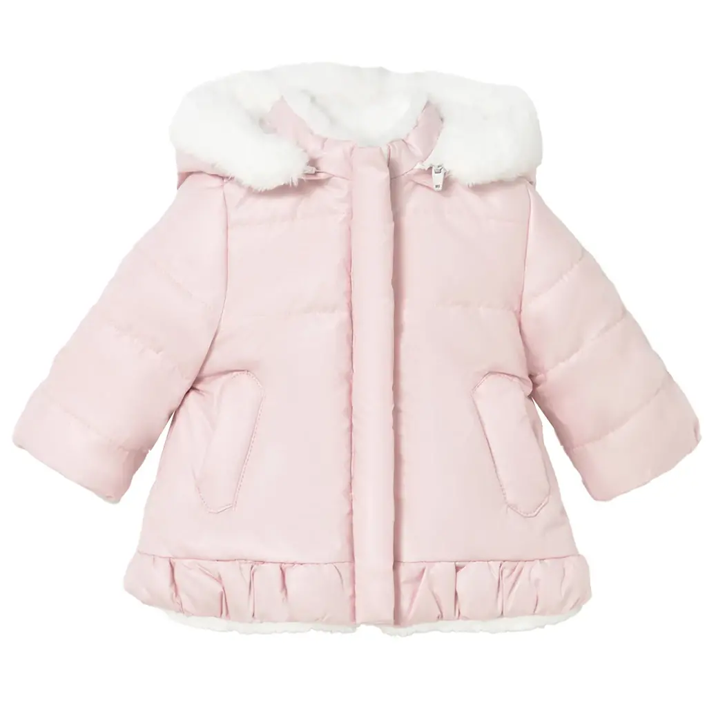 Winterjasje REVERSIBLE (baby rose)