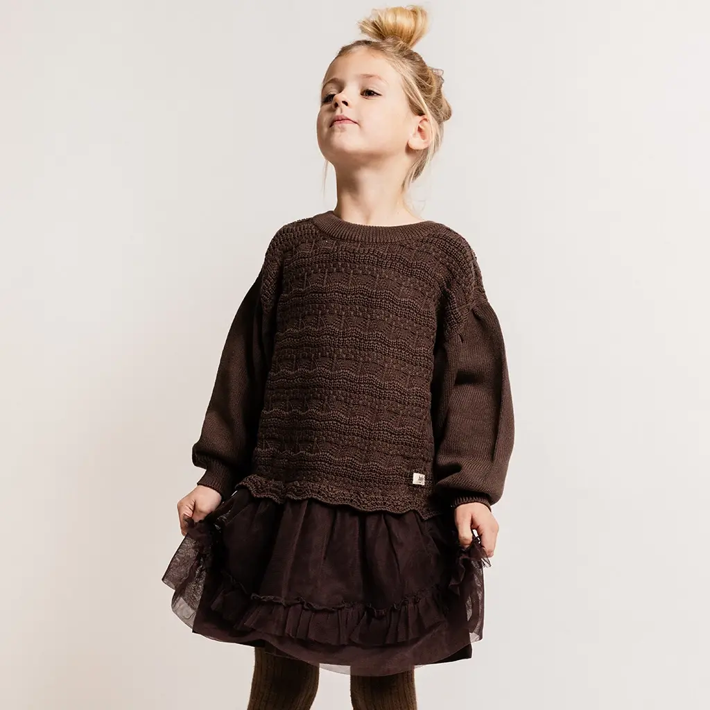 Jurk Gemmi (brown choco)