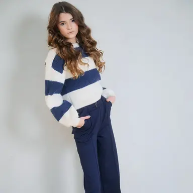 Gebreide trui Kate (navy blazer)