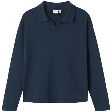 Gebreide polo Modelas (insignia blue)