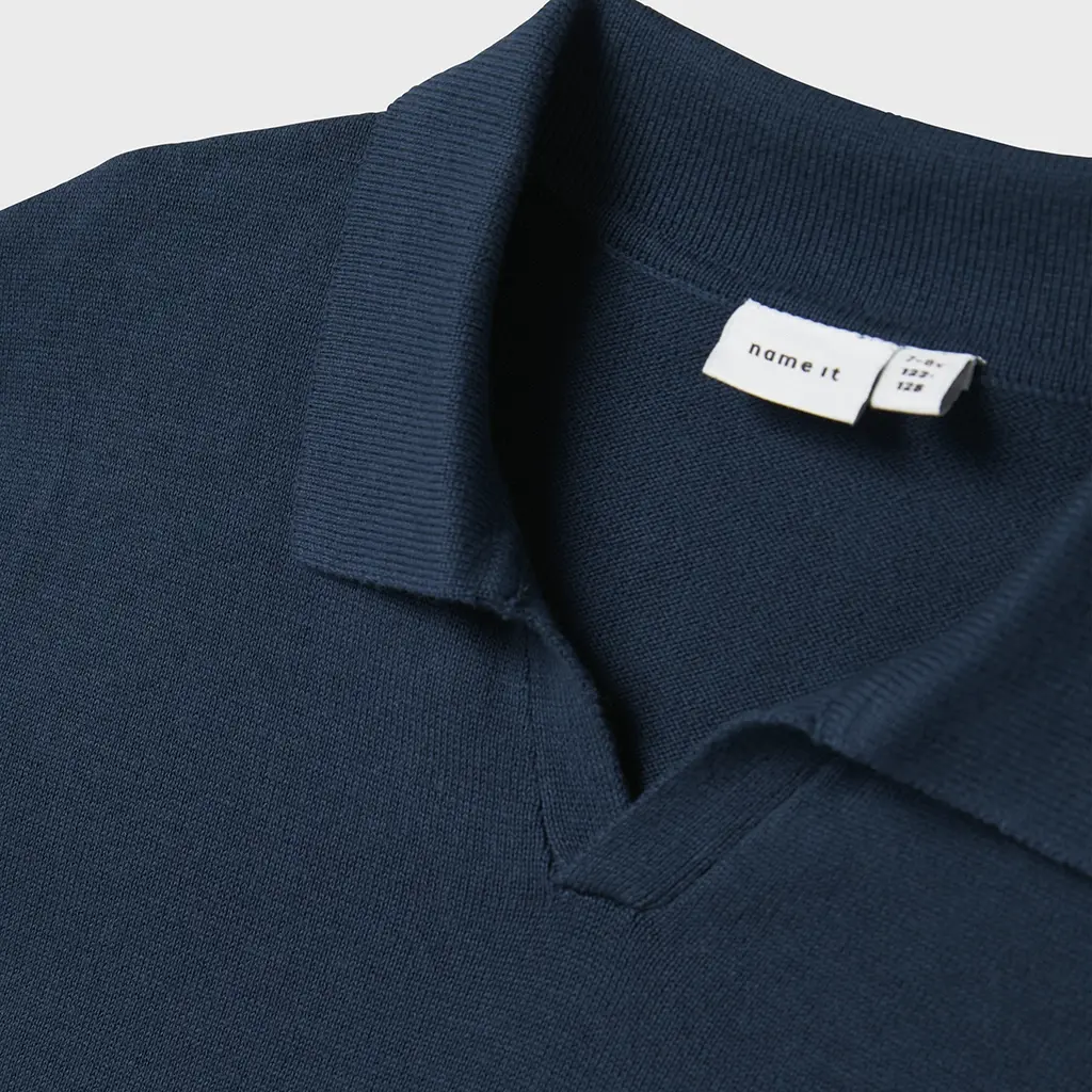 Gebreide polo Modelas (insignia blue)