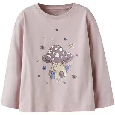 Longsleeve Veen (burnished lilac mushroom)
