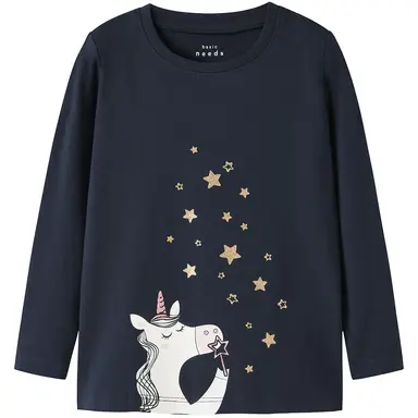 Longsleeve Vix (navy blazer star bubbles)