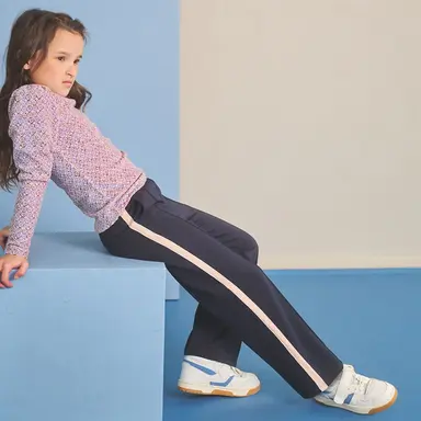 Broek Sayla interlock (navy blazer)