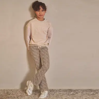 Broek Sady flared (pearled ivory)