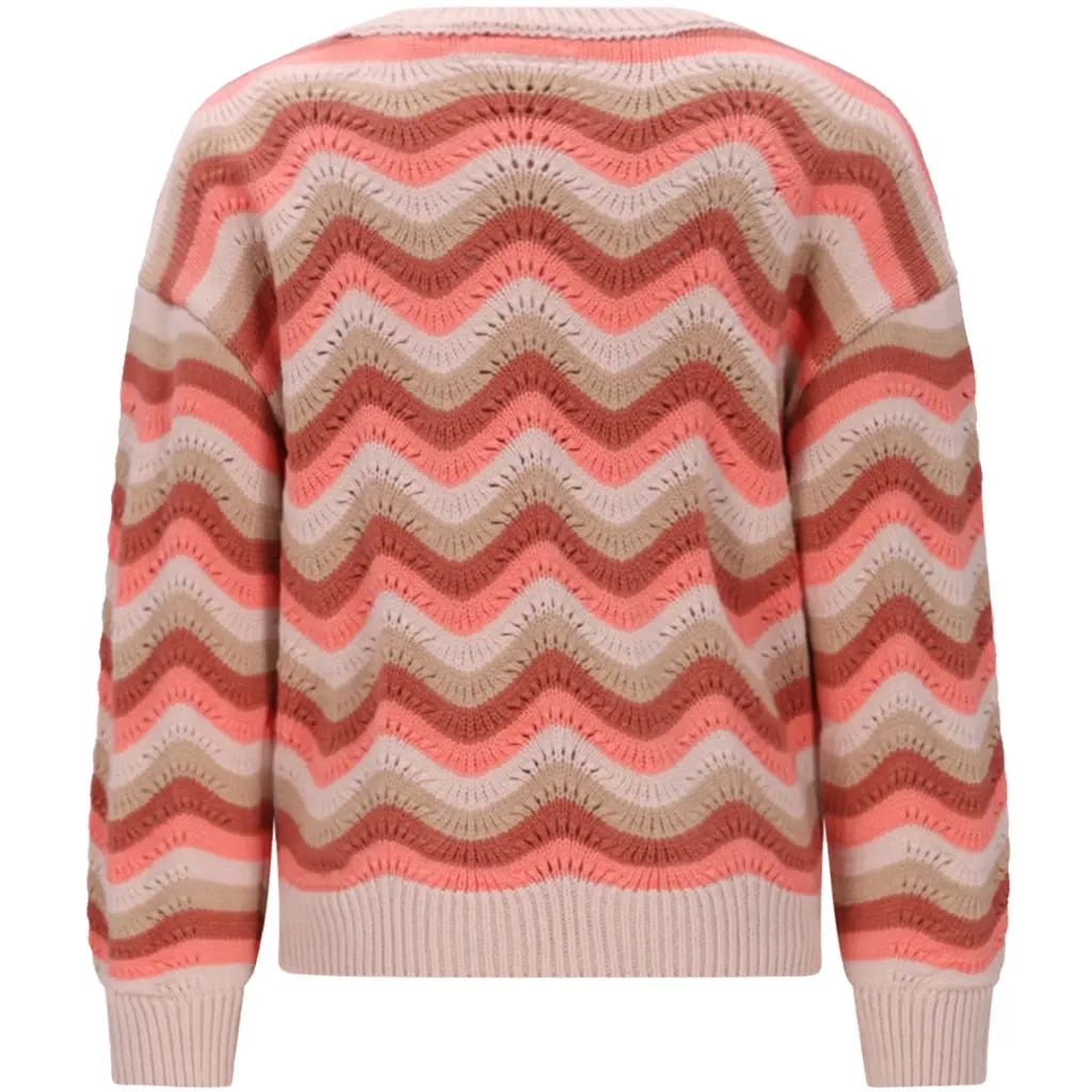 Gebreide trui Kessy (lovely lychee pink)