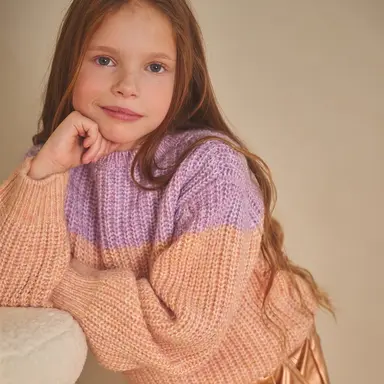 Gebreide trui Kem (spicy ginger)