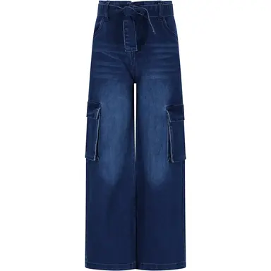 Spijkerbroek Saar cargo (nautical blue)