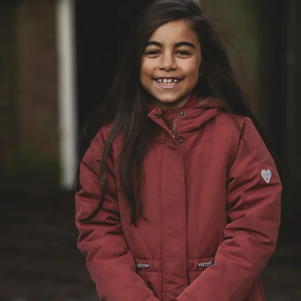 Winterjas parka (terracotta)