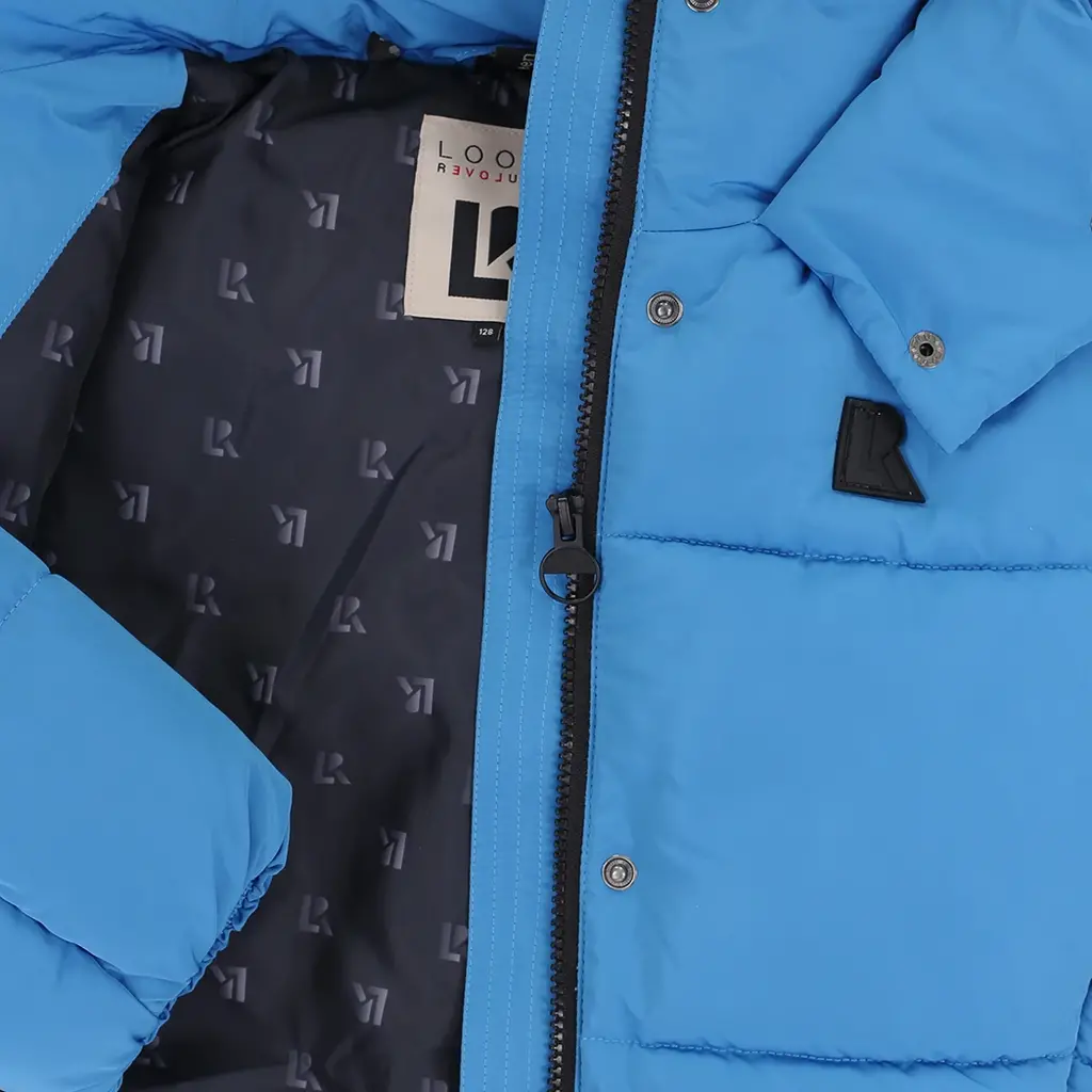 Winterjas cropped (blue ivy)