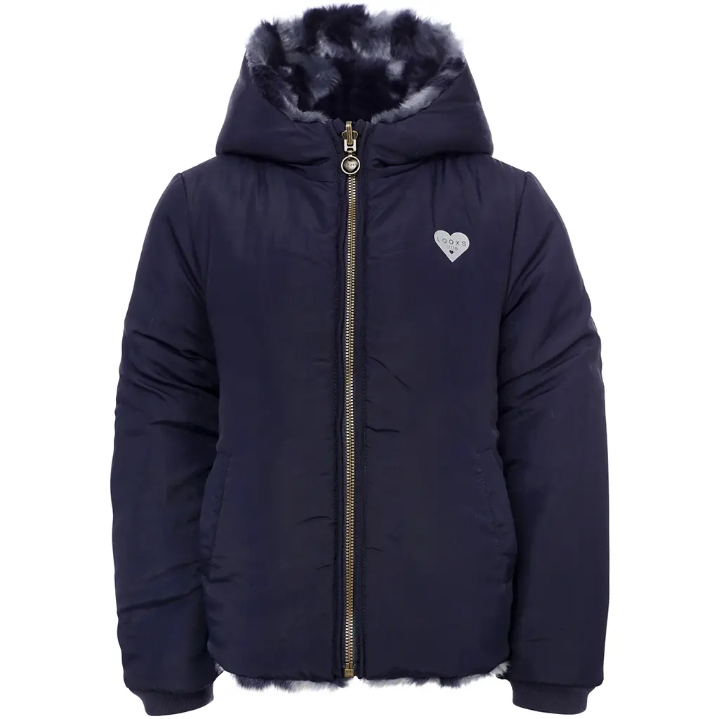 Winterjas REVERSIBLE (navy)