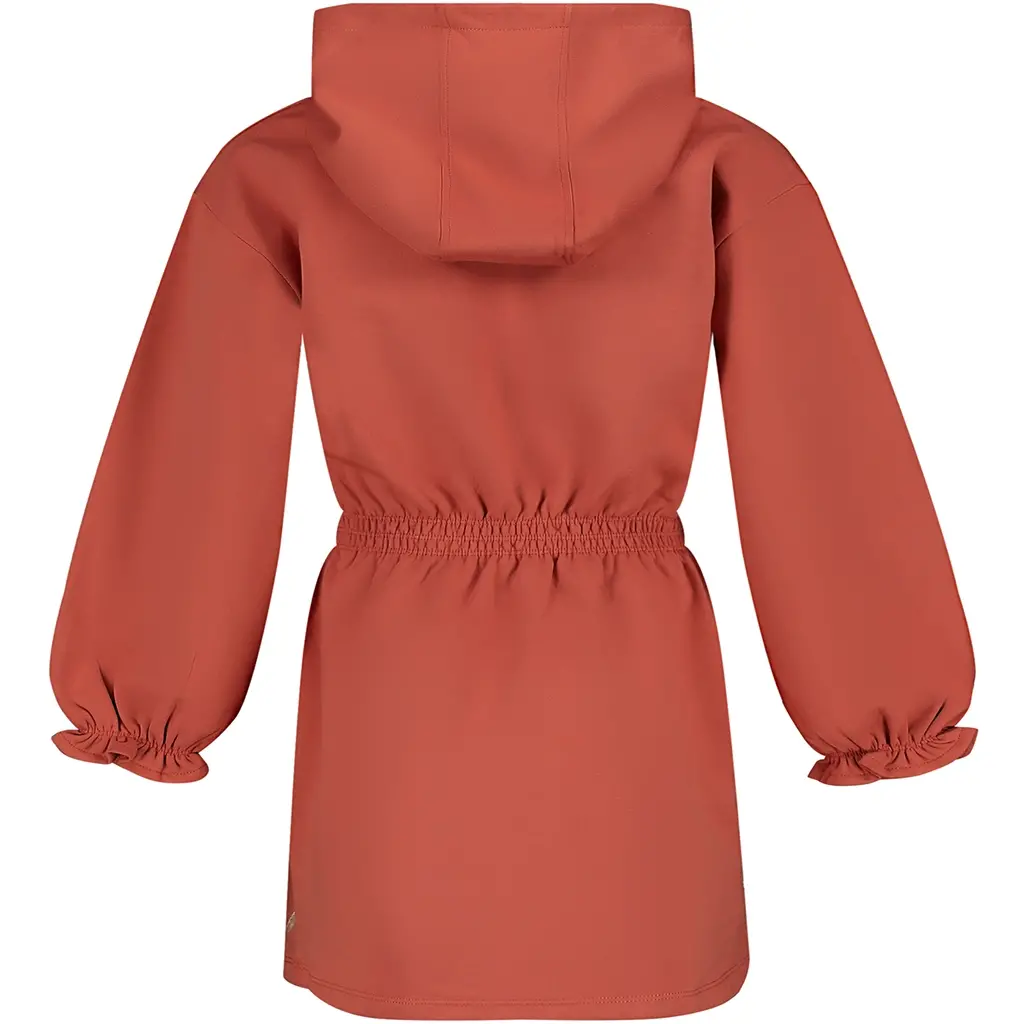 Jurk hoodie Valentina (rust red)