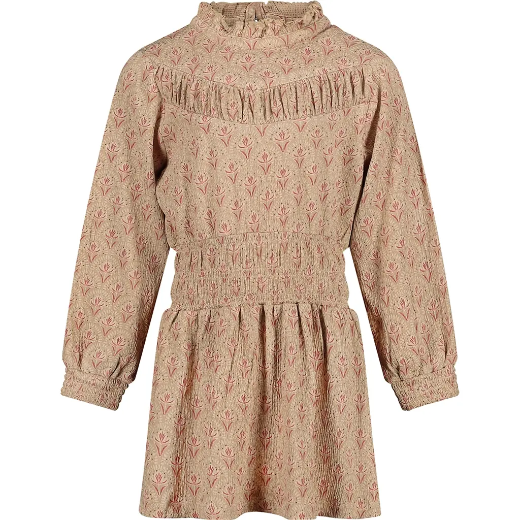 Jurk Tabby (aop red flower)