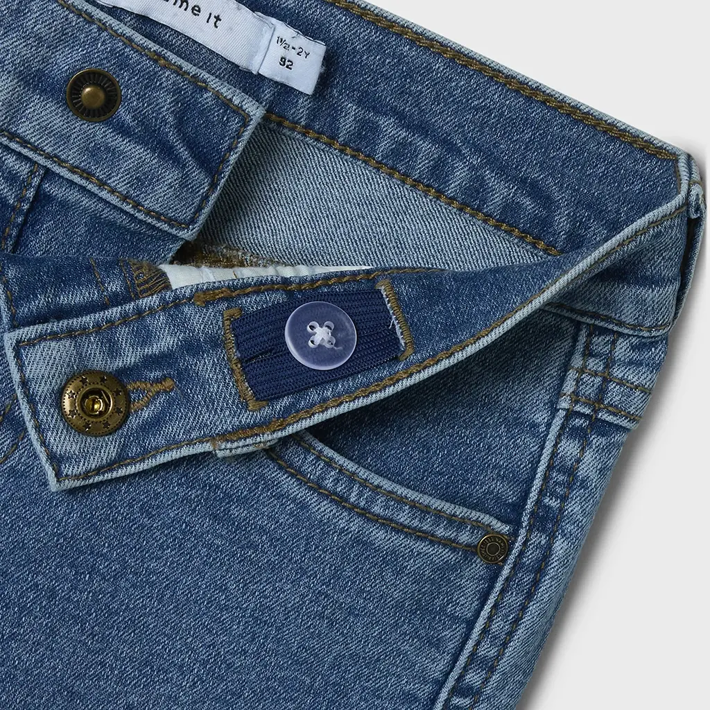 Jeans WIDE LEG Rose (medium blue denim)
