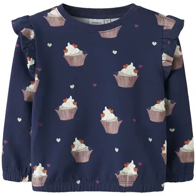 Trui sweat Naya (blue print)