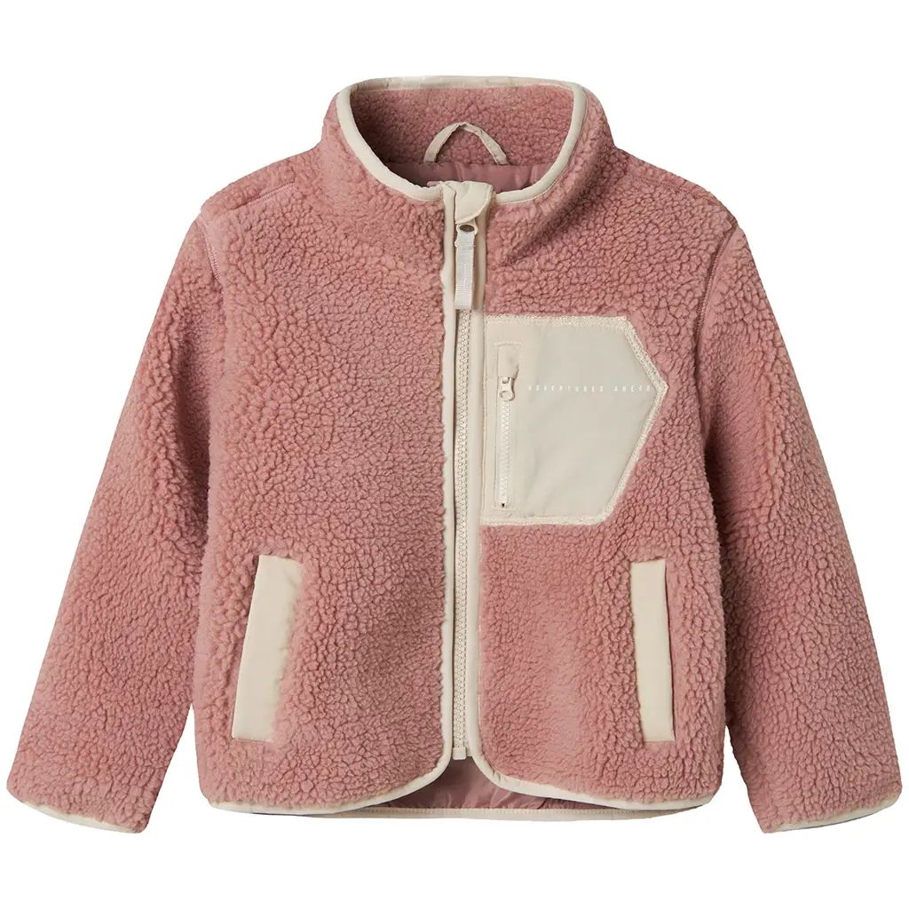 Winterjas teddy Mattia (woodrose)