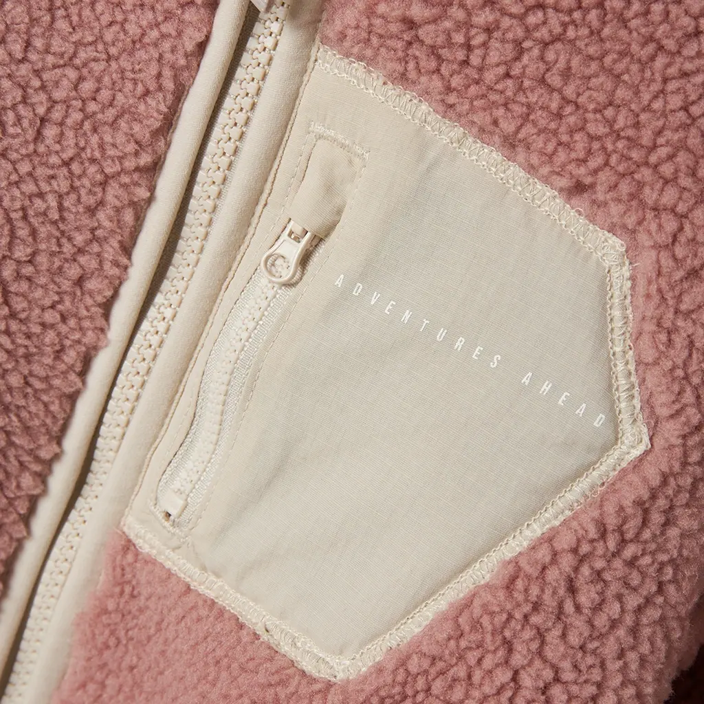 Winterjas teddy Mattia (woodrose)