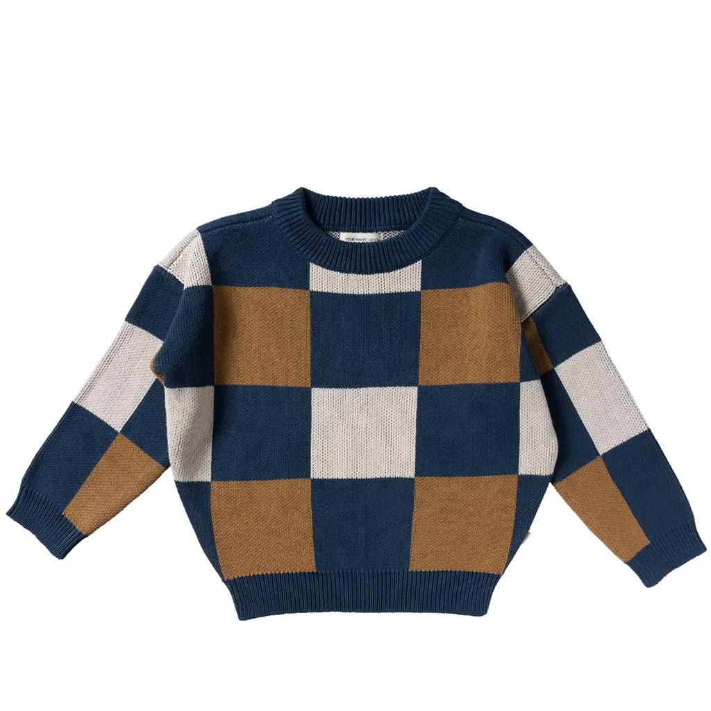 Gebreide trui chunky (multicolor)