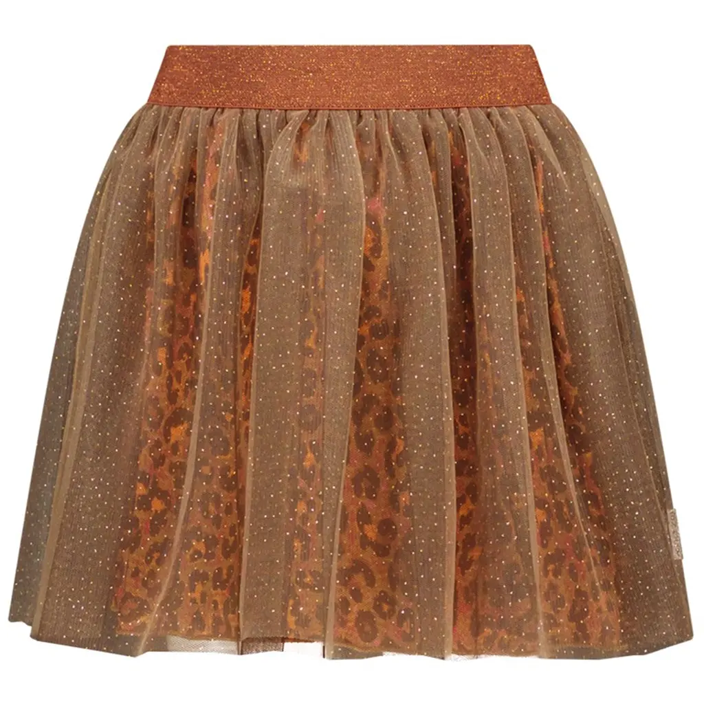 Rokje Rory mesh (leopard texas)