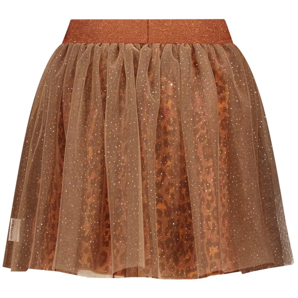 Rokje Rory mesh (leopard texas)