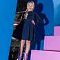 B.Nosy Gebreide jurk Dorotha (navy)