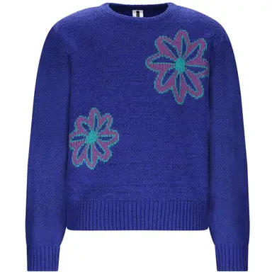 Gebreide trui Khloe (clematis blue)