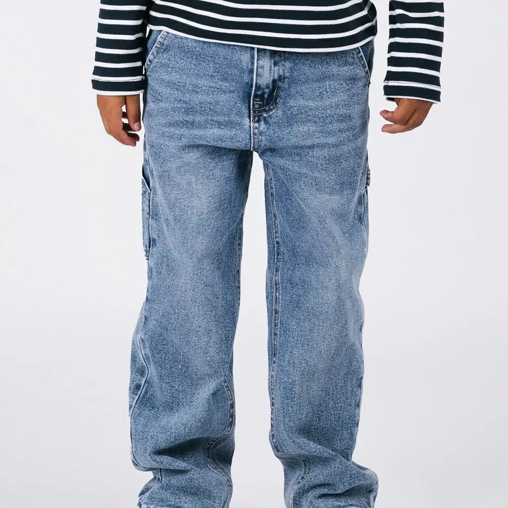 Spijkerbroek Patty cargo (mid blue denim)