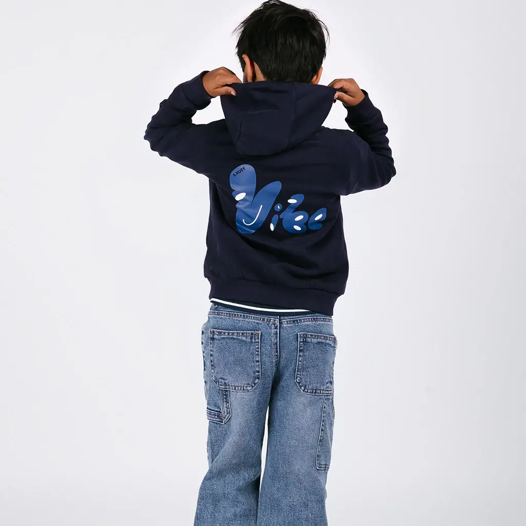 Spijkerbroek Patty cargo (mid blue denim)