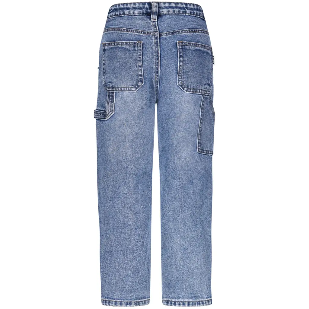Spijkerbroek Patty cargo (mid blue denim)