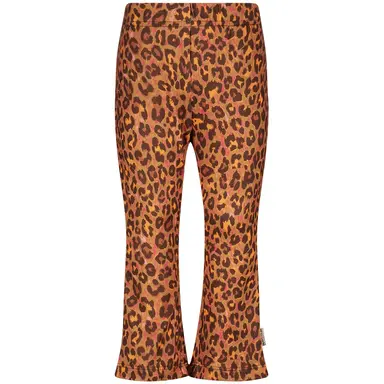 Broekje Phoebe flared (leopard texas)