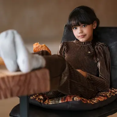 Longsleeve Esmay velvet (choco)