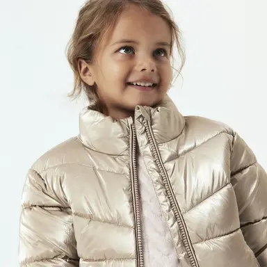 Winterjas puffer Manon (frosted almond)