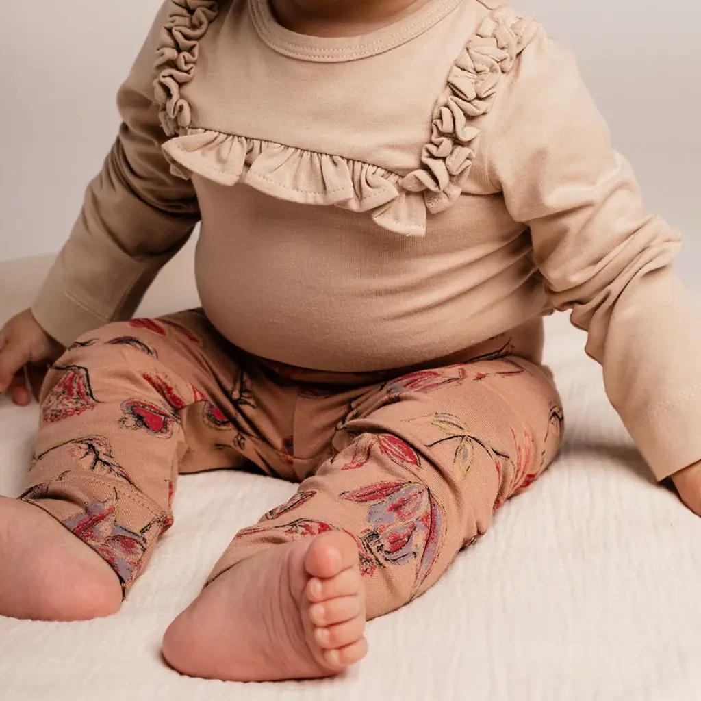 Broekje legging Marya (peach almond aop)