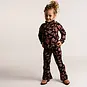 Baje Studio Broek flared Preda (brown aop)