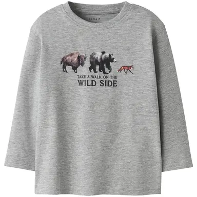 Longsleeve Moris (grey melange)