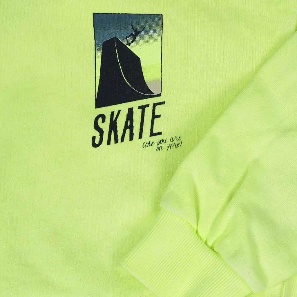 Trui hoodie Trick (bright yellow)