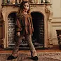 Baje Studio Broek flared Preda (sand desert aop)