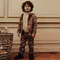 Baje Studio Trui hoodie Prez (sand melange multicolor)