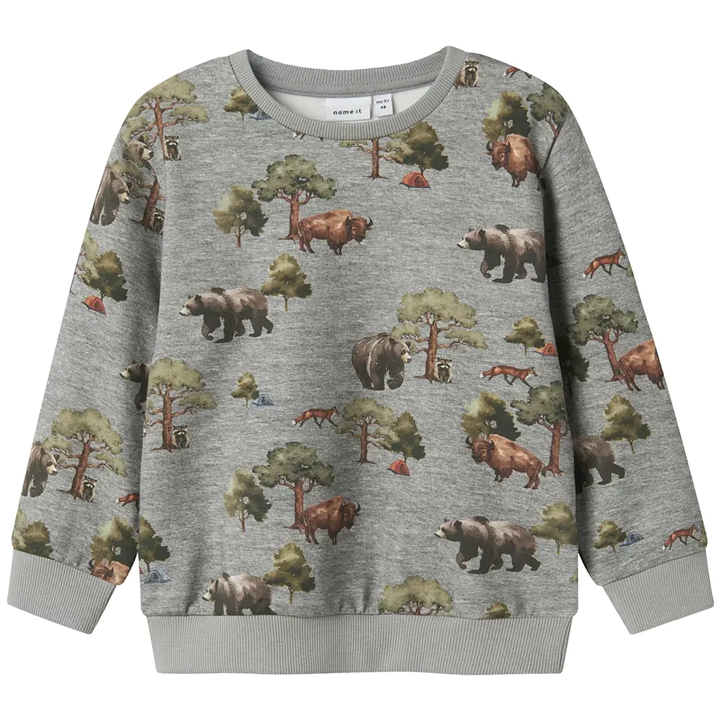 Trui sweater Molin (grey melange)