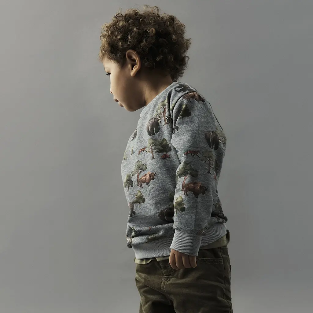 Trui sweater Molin (grey melange)