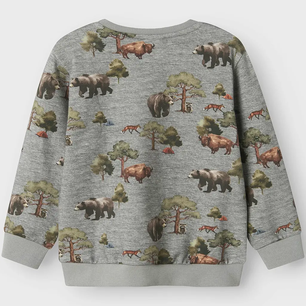 Trui sweater Molin (grey melange)